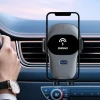 Автотримач Dudao з бездротовою зарядкою Qi 15W Grey (F20xs-gray)