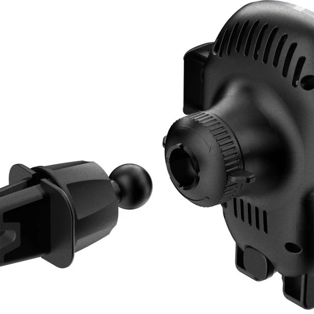 Автотримач Dudao з бездротовою зарядкою Qi 15W Grey (F20xs-gray)