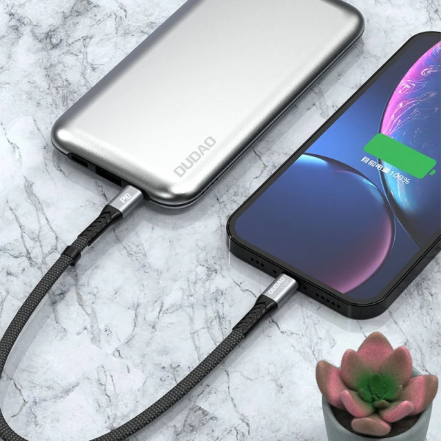 Кабель Dudao USB Type C - Lightning PD20W Black (L10P)