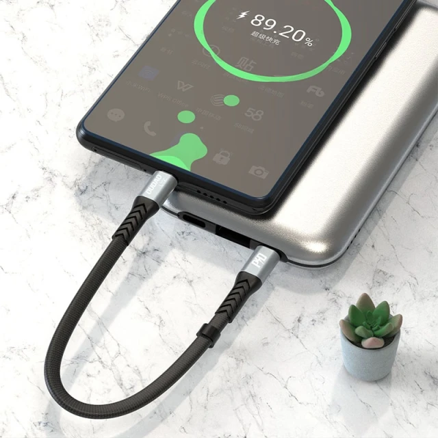 Кабель Dudao USB Type C - USB Type C PD100W Black (L10C)