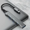 HUB Dudao 4in1 USB-C - 4x USB-A Black (A16T)