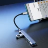 HUB Dudao 4in1 USB-C - 4x USB-A Black (A16T)