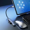 HUB Dudao 4in1 USB-C - 4x USB-A Black (A16T)