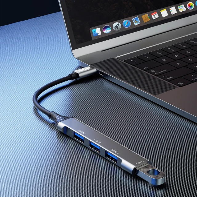 HUB Dudao 4in1 USB-C - 4x USB-A Black (A16T)