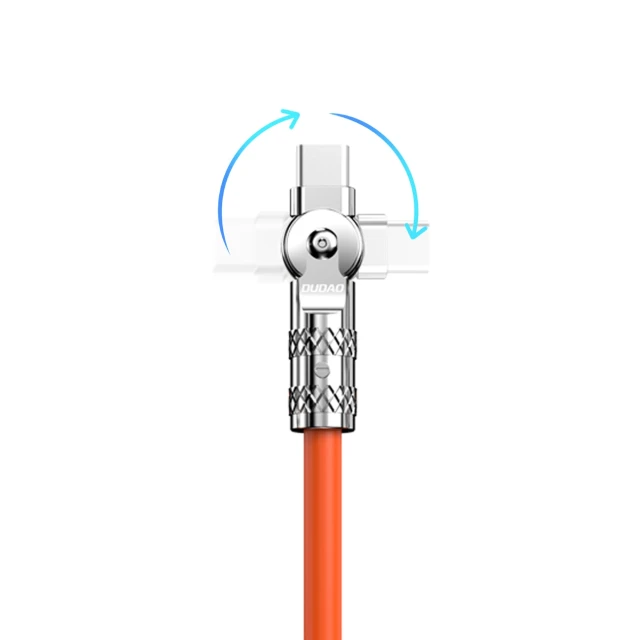 Кабель Dudao L24AL USB-C - Lightning 30W 1m Orange (6973687248383)