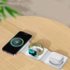 Индуктивное зарядное устройство Dudao A11N 15W 3в1 White (6973687249489)