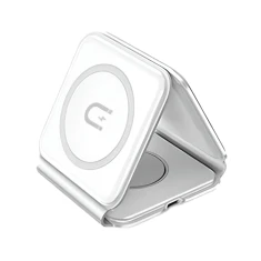 Індуктивний зарядний пристрій Dudao A11N 15W 3в1 White (6973687249489)