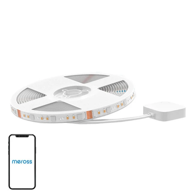 Розумна LED стрічка RGBWW WiFi Meross MSL320 5м (HomeKit) (MSL320CPHK(EU)-5M-Li)