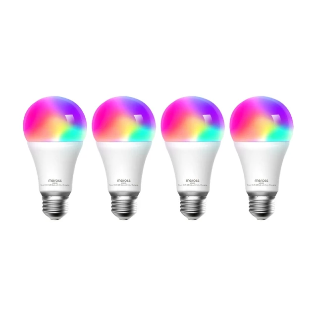 Розумна LED лампа WiFi Meross MSL120 HomeKit 4 шт (MSL120DAHQUA-EU)