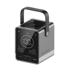 Powerbank Cuktech 300W 40000mAh з бездротовою зарядкою 2x USB-C + 2x USB-A Black (6973886190261)