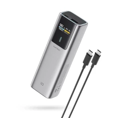 Powerbank Cuktech 150W 10000mAh USB-C USB-A Grey (6973886190674)