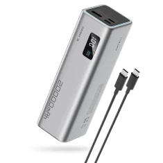 Powerbank Cuktech 85W 20000mAh 2×USB-C 1×USB-A Grey (CUKP200XGLGR)