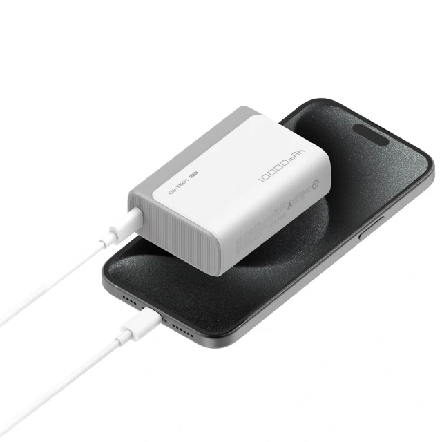 Powerbank Cuktech 30W 10000mAh 1 x USB-C 1 x USB-A Grey (6973886190780)
