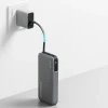 Портативний зарядний пристрій Cuktech CUKP200NGLDG 45 Вт 20000 mAh з вбудованим кабелем USB-C White (6973886190964)