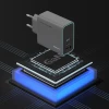 Мережевий зарядний пристрій Cuktech 65W GaN 2x USB-C 1x USB-A Grey (CUKAD653EUGR)