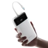 Powerbank Cuktech LPB252N 120 W 25000 mAh з вбудованим кабелем USB-C White (6973886191510)