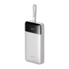 Powerbank Cuktech LPB252N 120 W 25000 mAh з вбудованим кабелем USB-C White (6973886191510)