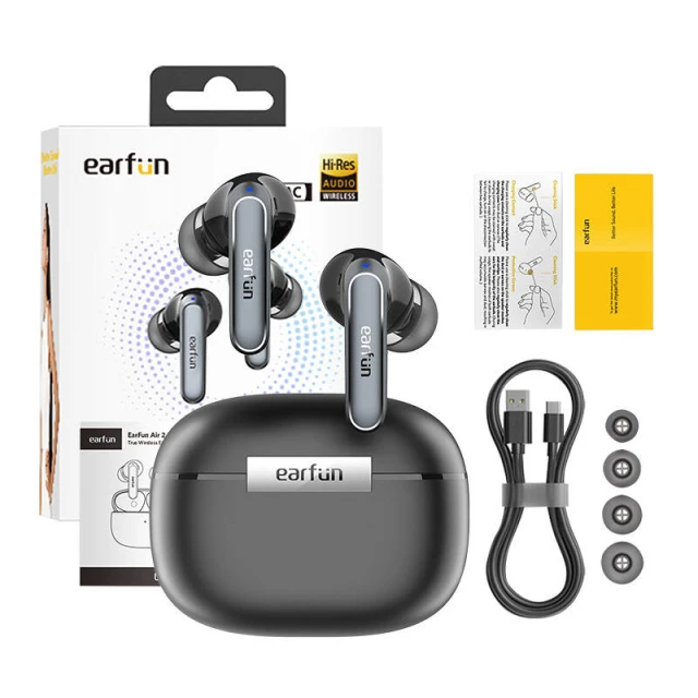 Навушники TWS Earfun Air2 Black (TW210B)