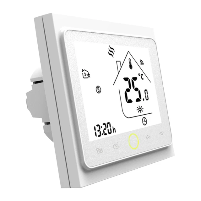 Термостат Moes BHT-002 Wi-Fi LCD White (WHT-002-GB-WH-MS)