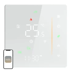 Термостат Moes WHT-006-GB-WH Wi-Fi для електричного опалення White (WHT-006-GB-WH-MS)