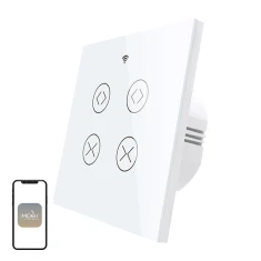 Розумний вимикач для рольставень Moes WRS-EUC2-WH-MS White (6974246473321)