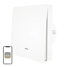 Вимикач світла Moes ZS-B-EU1 ZigBee 1-канальний White (ZS-B-EU1-WH-MS)