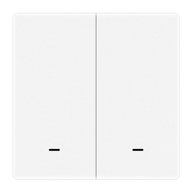 Перемикач сцен Moes ZT-B-EU2 ZigBee 2-кнопковий (ZT-B-EU2-MS)