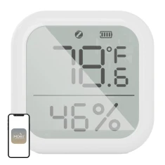 Датчик температури та вологості Moes ZSS-KB-TH-LF-C ZigBee LCD (ZSS-KB-TH-LF-C-MS)