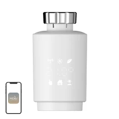 Термостатична головка Moes TV02 ZigBee LCD (ZTRV-ZX-TV02-EN)