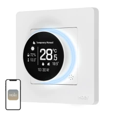 Термостат Moes ZHT-SR-GA ZigBee для водяного отопления (ZHT-SR-GA-WH-MS)