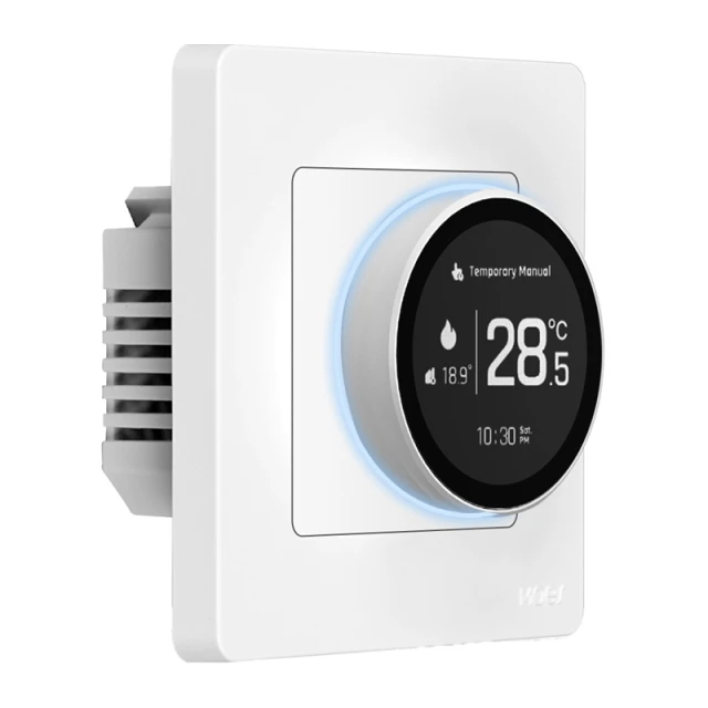 Термостат Moes ZHT-SR-GA ZigBee для водяного отопления (ZHT-SR-GA-WH-MS)