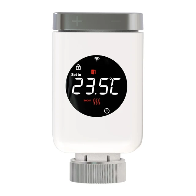 Термостатична головка Moes TRV 801 ZigBee (MOES ZTRV-801-MS)