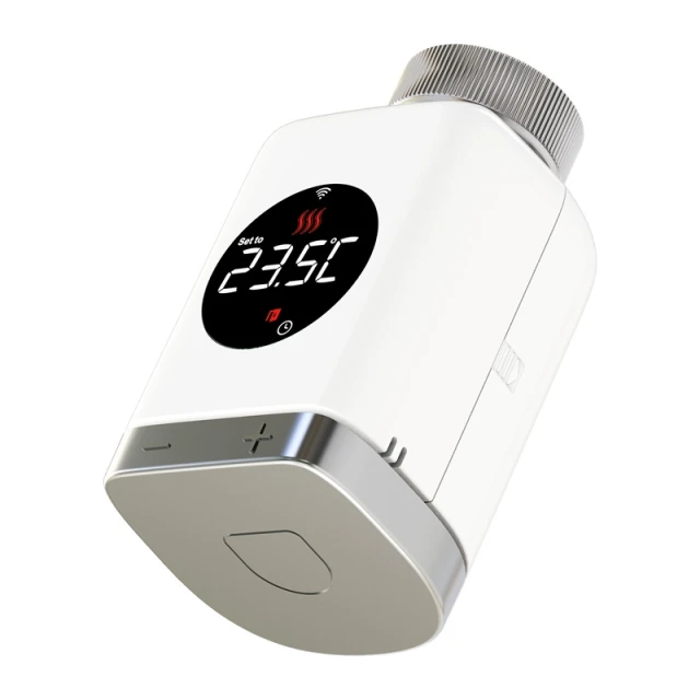 Термостатична головка Moes TRV 801 ZigBee (MOES ZTRV-801-MS)
