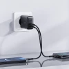 Мережевий зарядний пристрій Acefast A5 QC 32W USB-C | USB-A Black (A5 black)