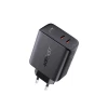 Сетевое зарядное устройство Acefast A9 QC 40W 2x USB-C Black (A9 black)