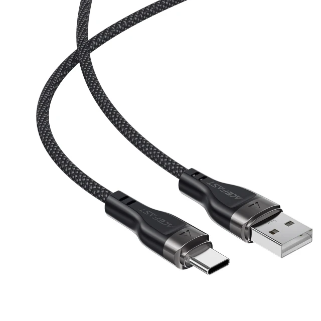 Кабель Acefast C11-04 USB-A - USB-C 3A 1.2m Black (6974316280224)
