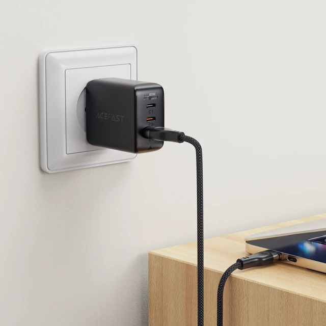 Кабель Acefast C11-04 USB-A - USB-C 3A 1.2m Black (6974316280224)