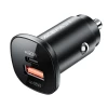 Автомобільний зарядний пристрій Acefast B1 Quick Charge USB-C/USB-A 38W Black (B1 Black)