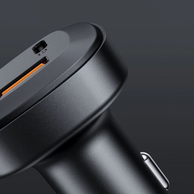 Автомобільний зарядний пристрій Acefast B3 Quick Charge 2xUSB-С/USB-А 66W Black (B3 Black)