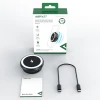 Бездротовий зарядний пристрій Acefast Cooling System 10W Dark Grey with MagSafe (E2)
