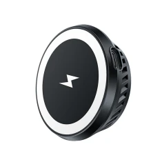 Бездротовий зарядний пристрій Acefast Cooling System 10W Dark Grey with MagSafe (E2)