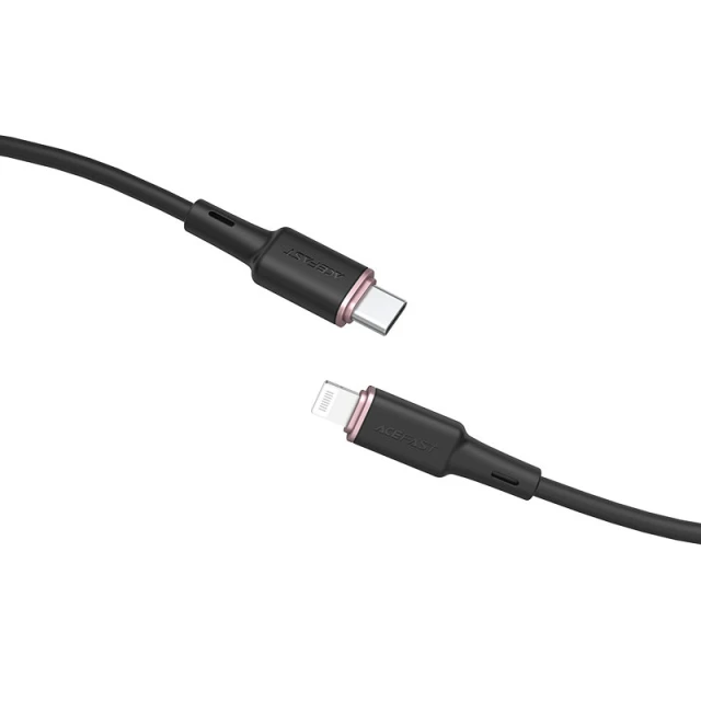 Кабель Acefast MFI USB-C to Lightning 1.2m 30W Black (C2-01 Black)