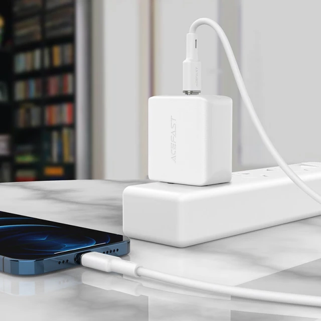 Кабель Acefast MFI USB-C to Lightning 1.2m 30W Black (C2-01 Black)