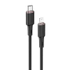 Кабель Acefast MFI USB-C to Lightning 1.2m 30W Black (C2-01 Black)