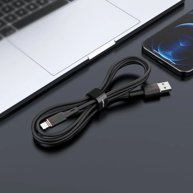 Кабель Acefast MFI USB-A to Lightning 1.2m Black (C2-02 Black)