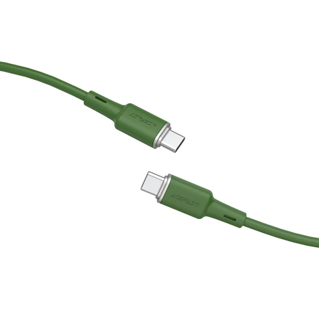 Кабель Acefast USB-C to USB-C 1.2m 60W Green (C2-03 oliver green)