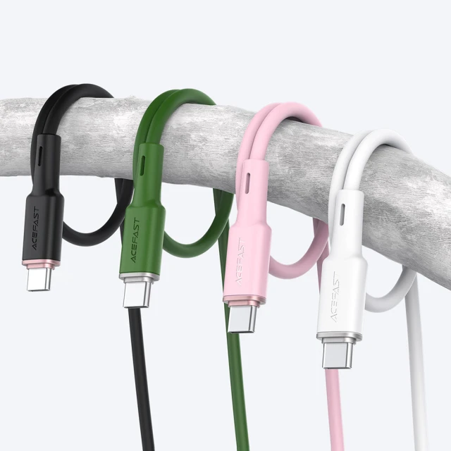 Кабель Acefast USB-C to USB-C 1.2m 60W Green (C2-03 oliver green)