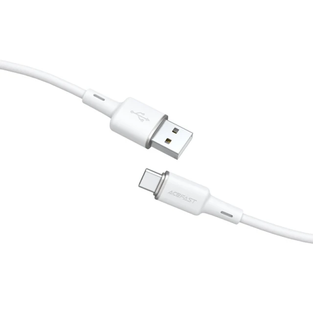 Кабель Acefast USB-A to USB-C 1.2m White (C2-04-A-C white)