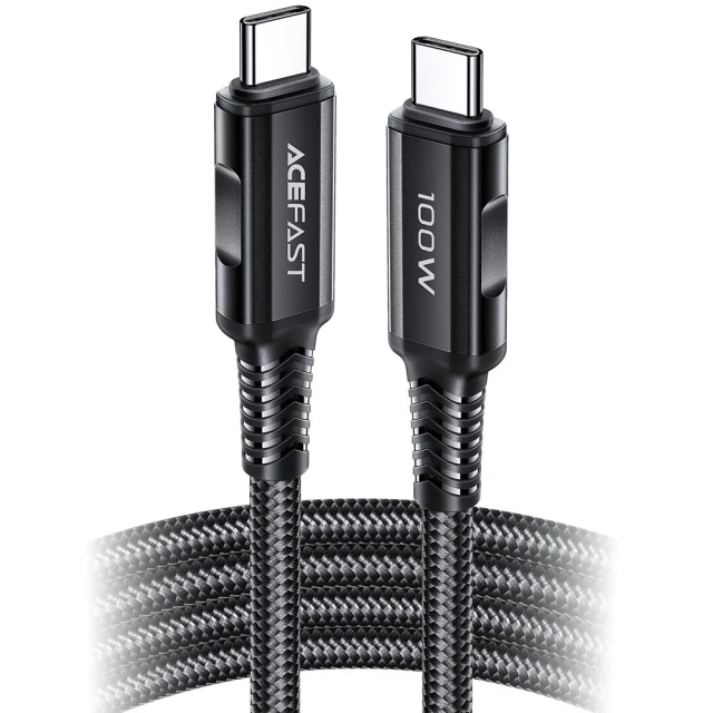 Кабель Acefast USB-C to USB-C 2m 100W Black (C4-03 Black)