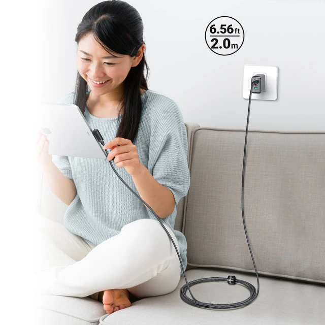 Кабель Acefast Angled USB-C to USB-C 2m 100W Black (C5-03-C-C Black)